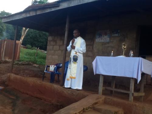 Adoration of the Blessed Sacrament in Igbo Ologun