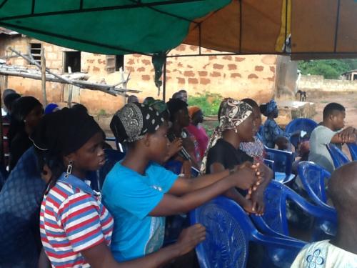 Adoration of the Blessed Sacrament in Igbo Ologun