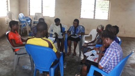 Group Discussion during the Communication Seminar
