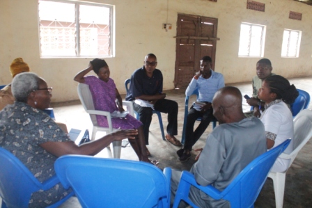 Group Discussion during the Communication Seminar