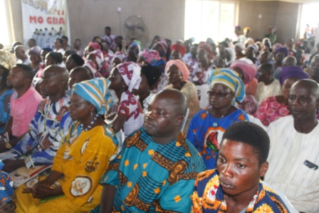 Cross Section of lay faithful at 2019 Priestly Ordination