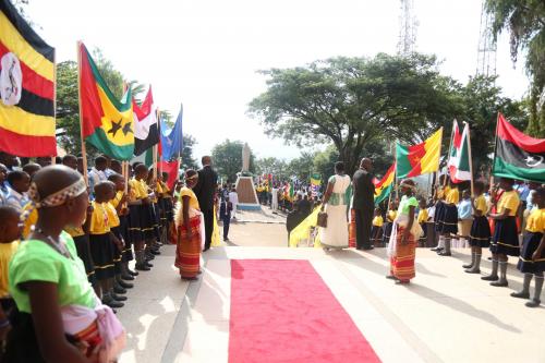 The African Bishops at the SECAM Golden Jubilee Opening ceremony in Kampala, Uganda