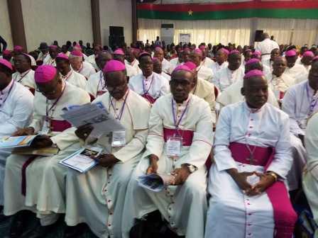The African Bishops at the SECAM Golden Jubilee Opening ceremony in Kampala, Uganda