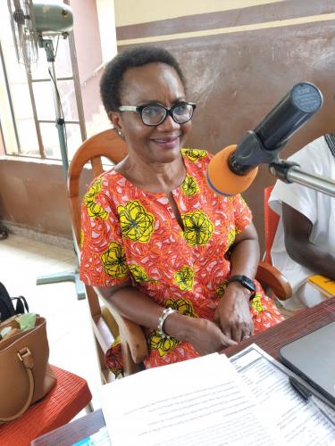The initiator of Oyo Diocesan Spelling Bee competition, Chief Mrs Mojisola Ladipo