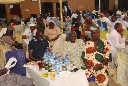 Cross section of priests, religious and the lay faithfuls at the Dinner Party.
