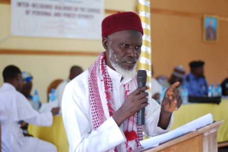 Representative of the Chief Imam of Oyo Land, Alhaji Anifowose presenting his paper.