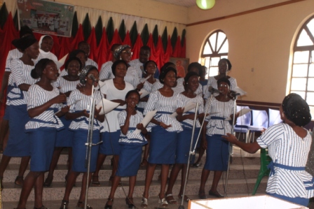 The Choir of St Stephen Catholic Church, Apaara, Oyo.