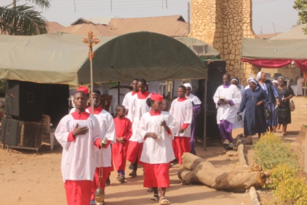 Procession into the Church