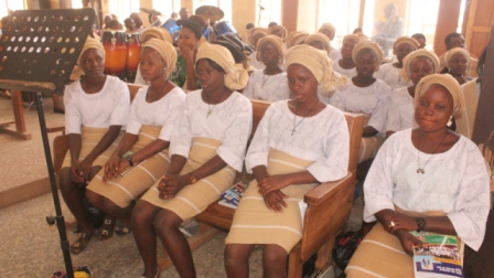 Cross section of St. Cecilia's choir
