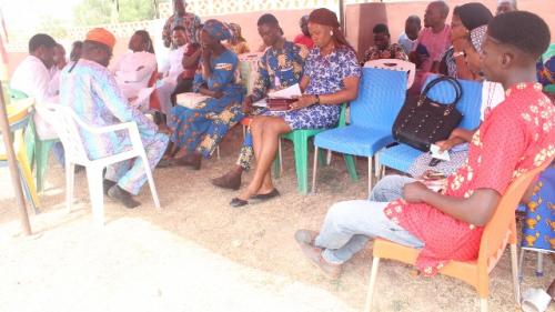 One of the groups having a discussion based on the Seminar Papers on "Entrepreneurship and the Social Engagement of the Church as component of Evangelization.