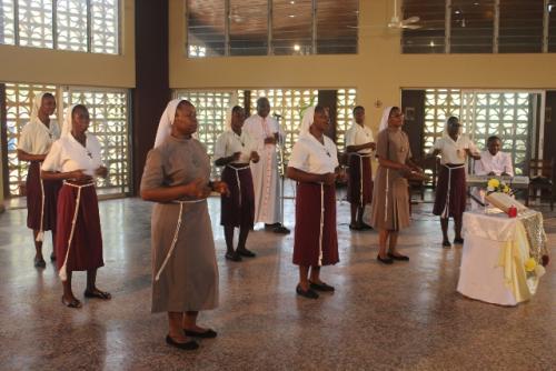 The musical recording of the Prayers of Pope Francis and SECAM against the COVID'19 Pandemic by Bishop Emmanuel Badejo, Fr Lawrence Oke and the Franciscan Sisters of the Immaculate Conception